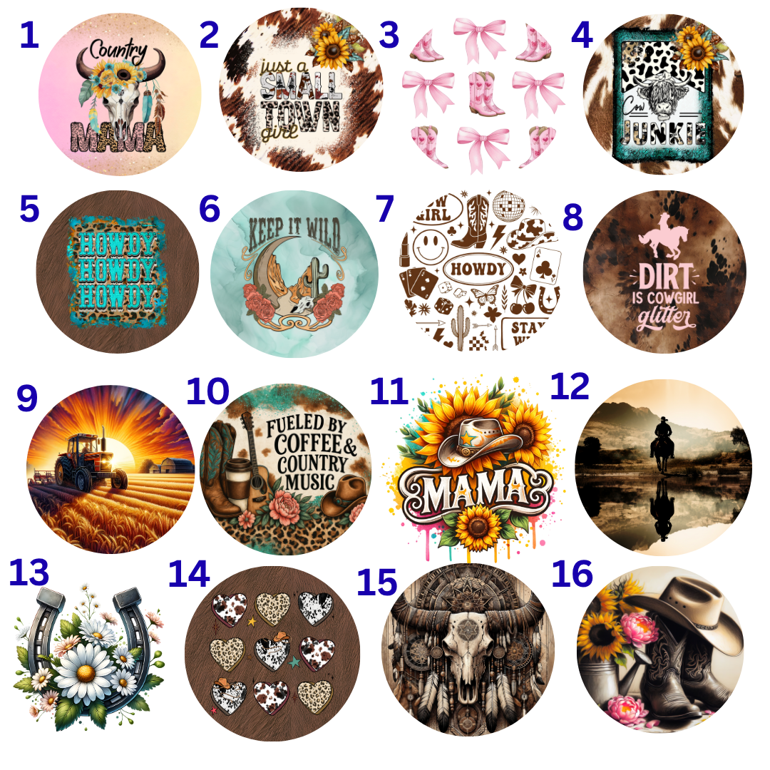 Country Cardstock Freshie