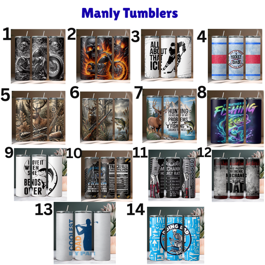 Manly Tumblers