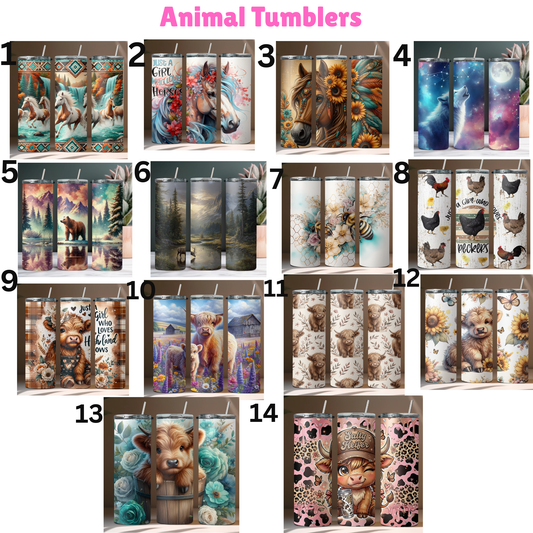 Animal Tumblers